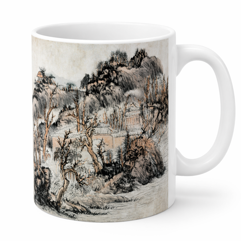 Japanese Art Mug - Vintage and Timeless Default