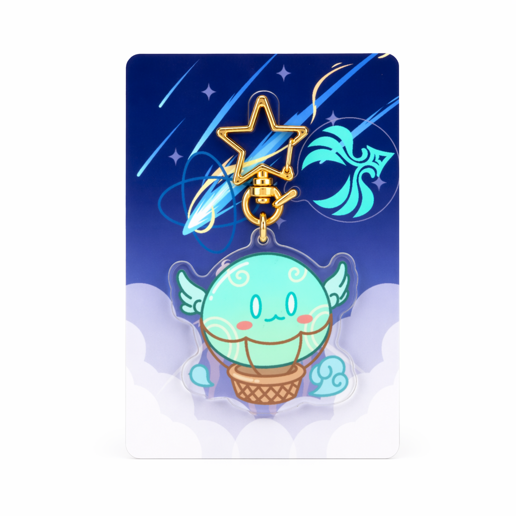 Genshin Impact Slime Keychains - Adorable Collection Accessory Anemo