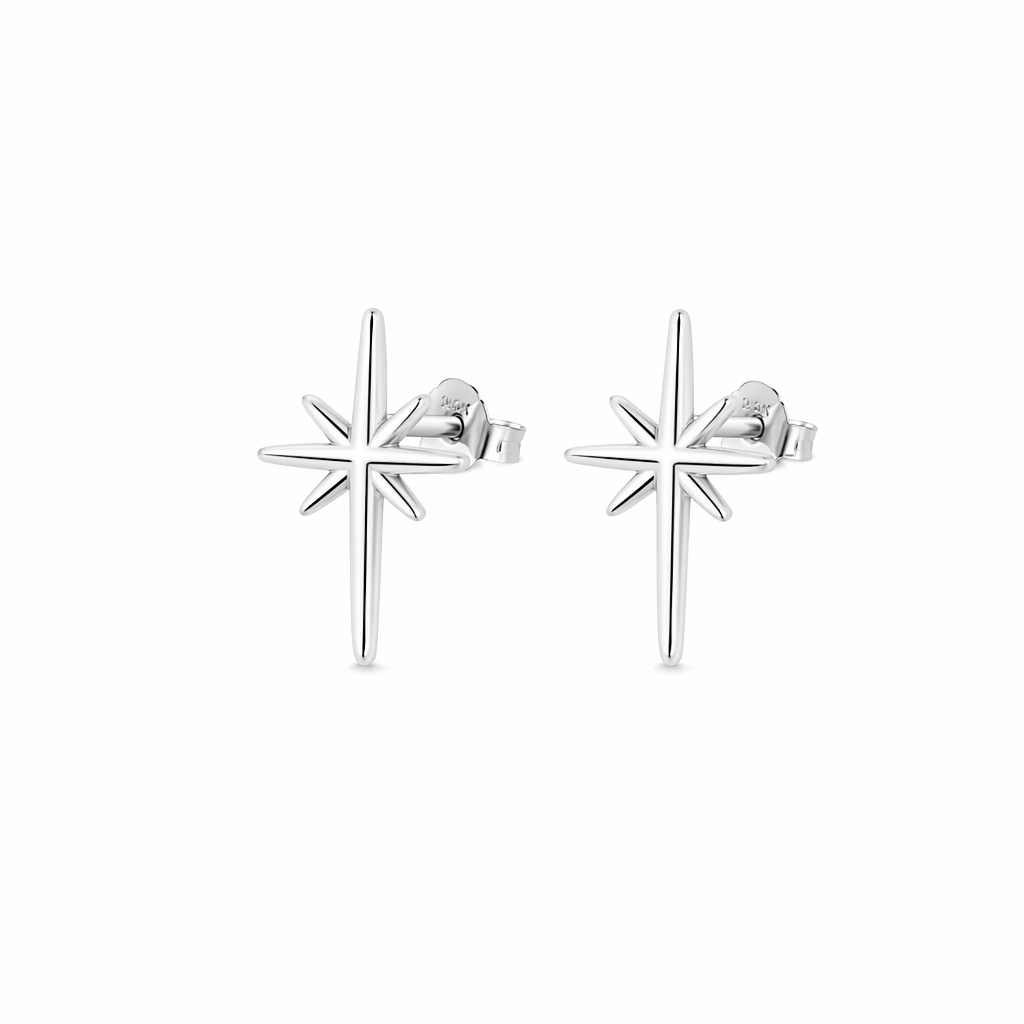 Shiny Star Earrings B