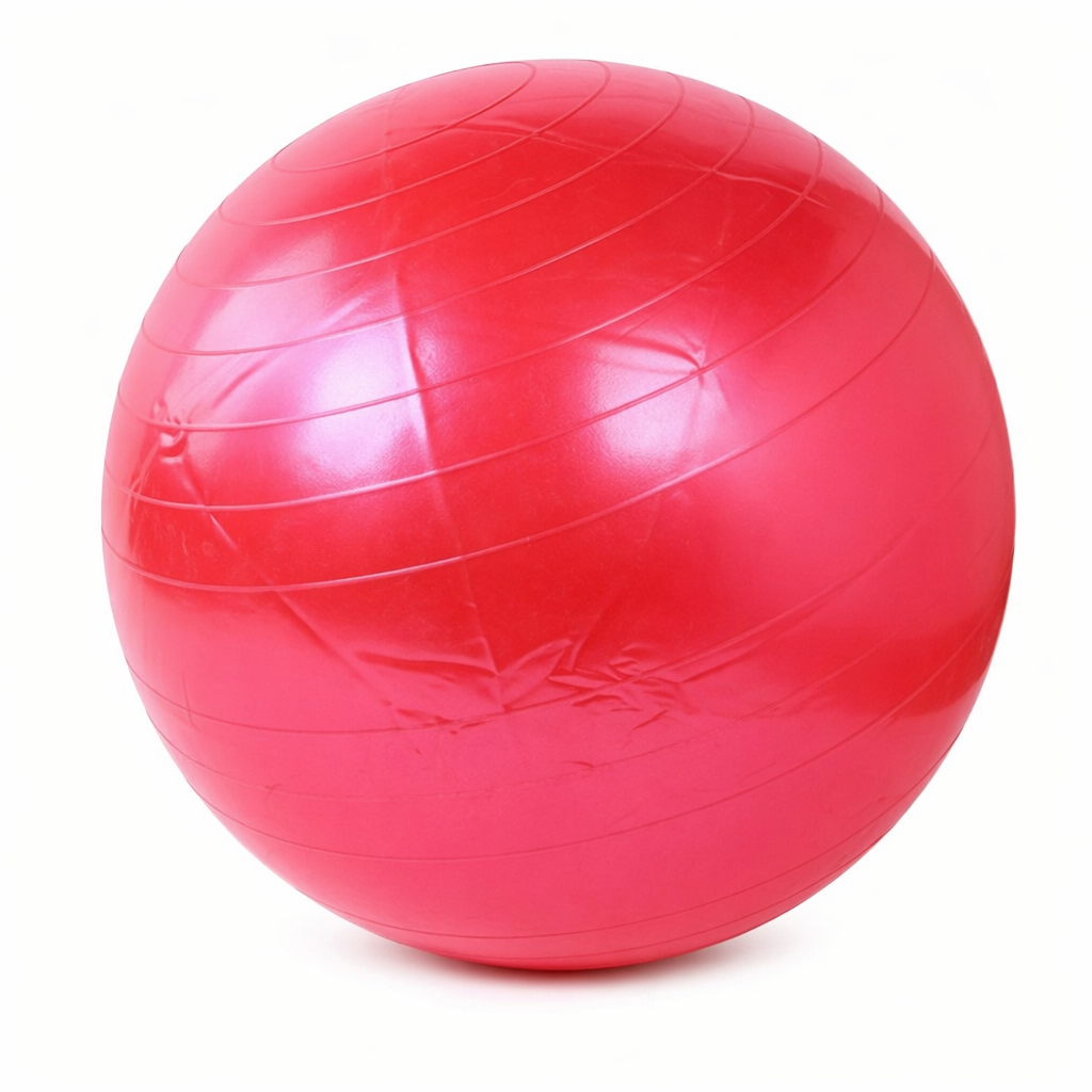 Yoga Ball for At-Home Fitness Exercises Pink