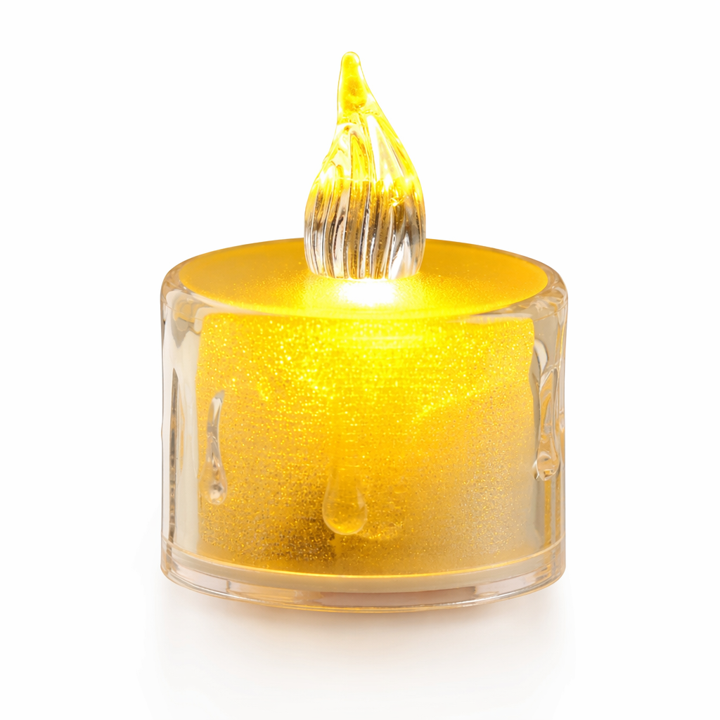 24-Piece Set of LED Candles Melting Warm White