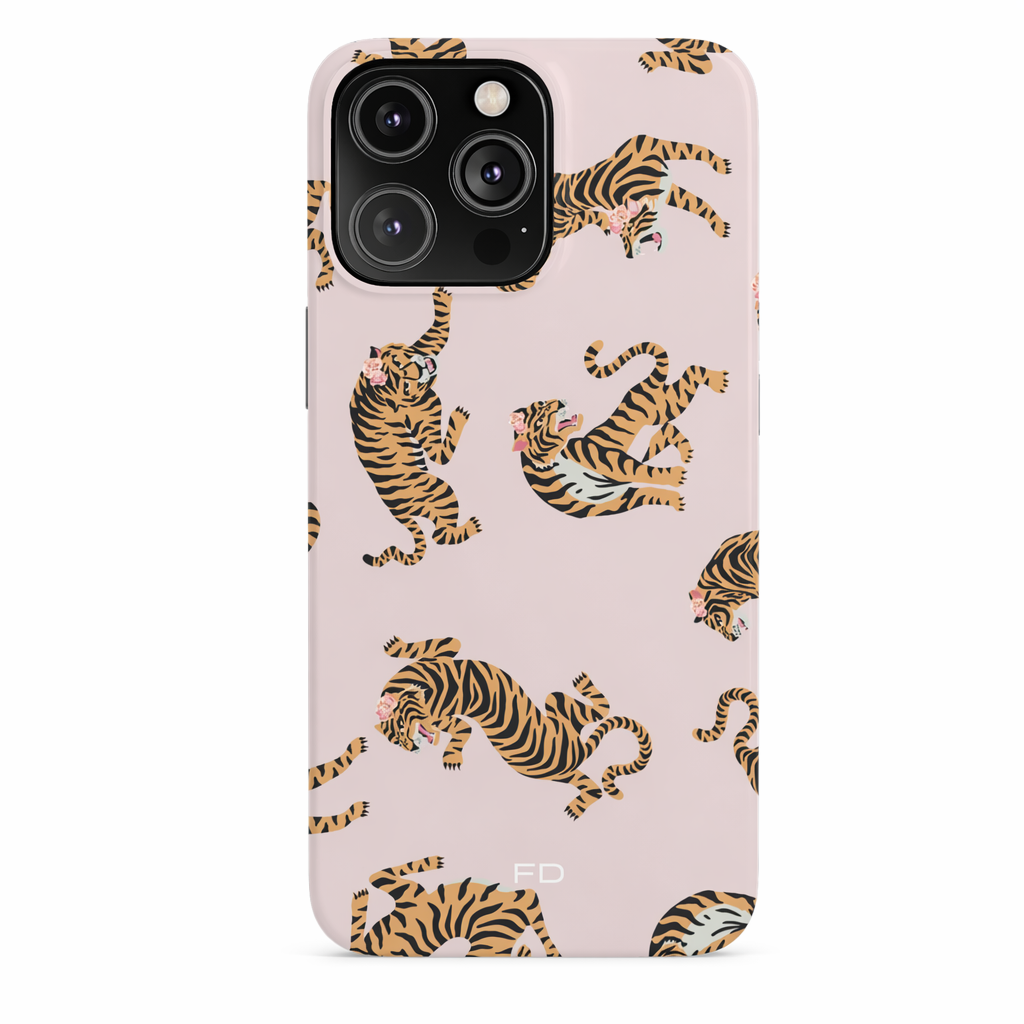Slim iPhone Case featuring Leopard and Roses Design Default
