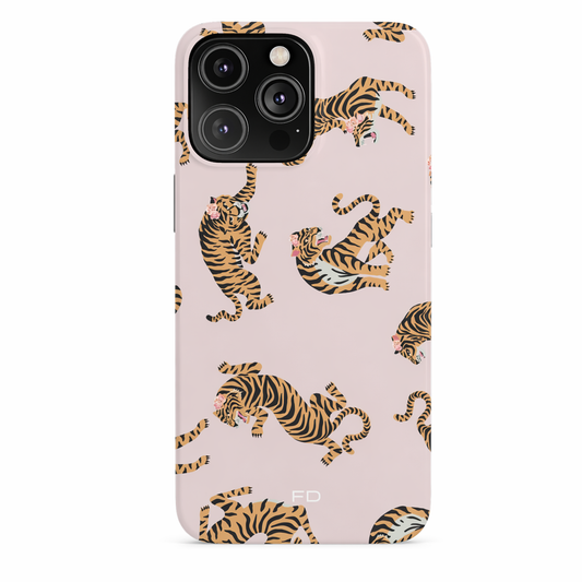 Slim iPhone Case featuring Leopard and Roses Design Default