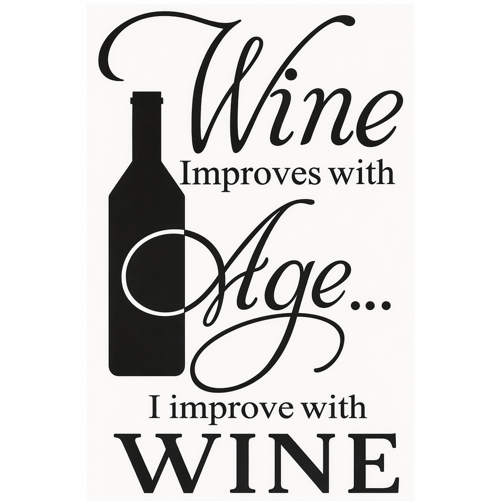 Wine Themed Wall Stickers for Home Decor - Set of 5 Pieces Default