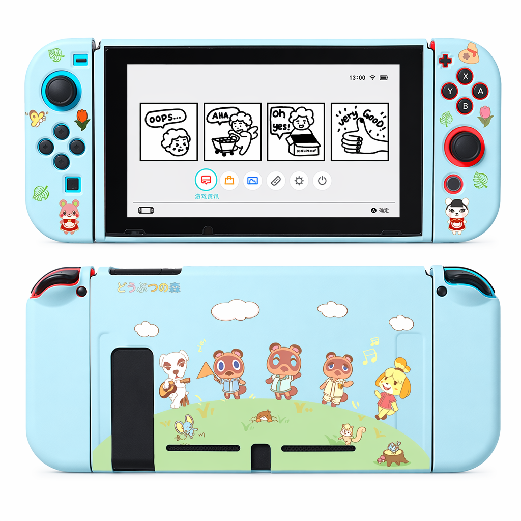 ACNH Switch Cover with Unique Designs C