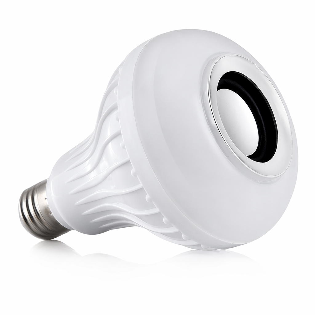 Smart Wireless LED Light Bulb with Integrated Bluetooth Speaker Default