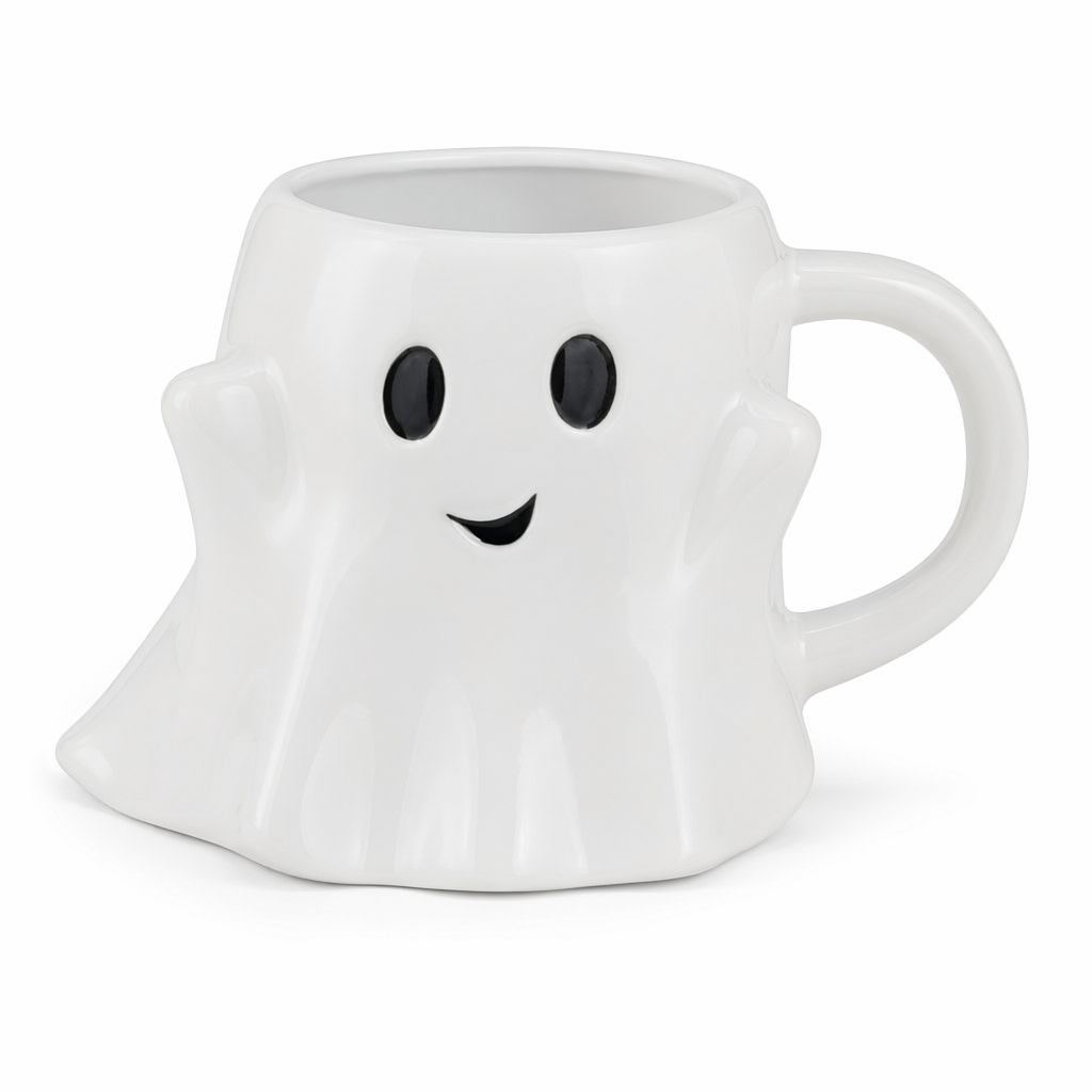 Cute Ghost Ceramic Mug for Gifting Default
