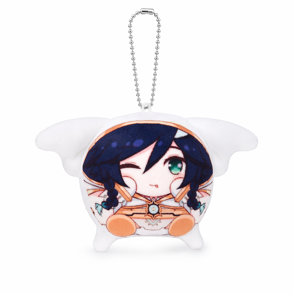 Cute Genshin Impact Plush Keychains Venti