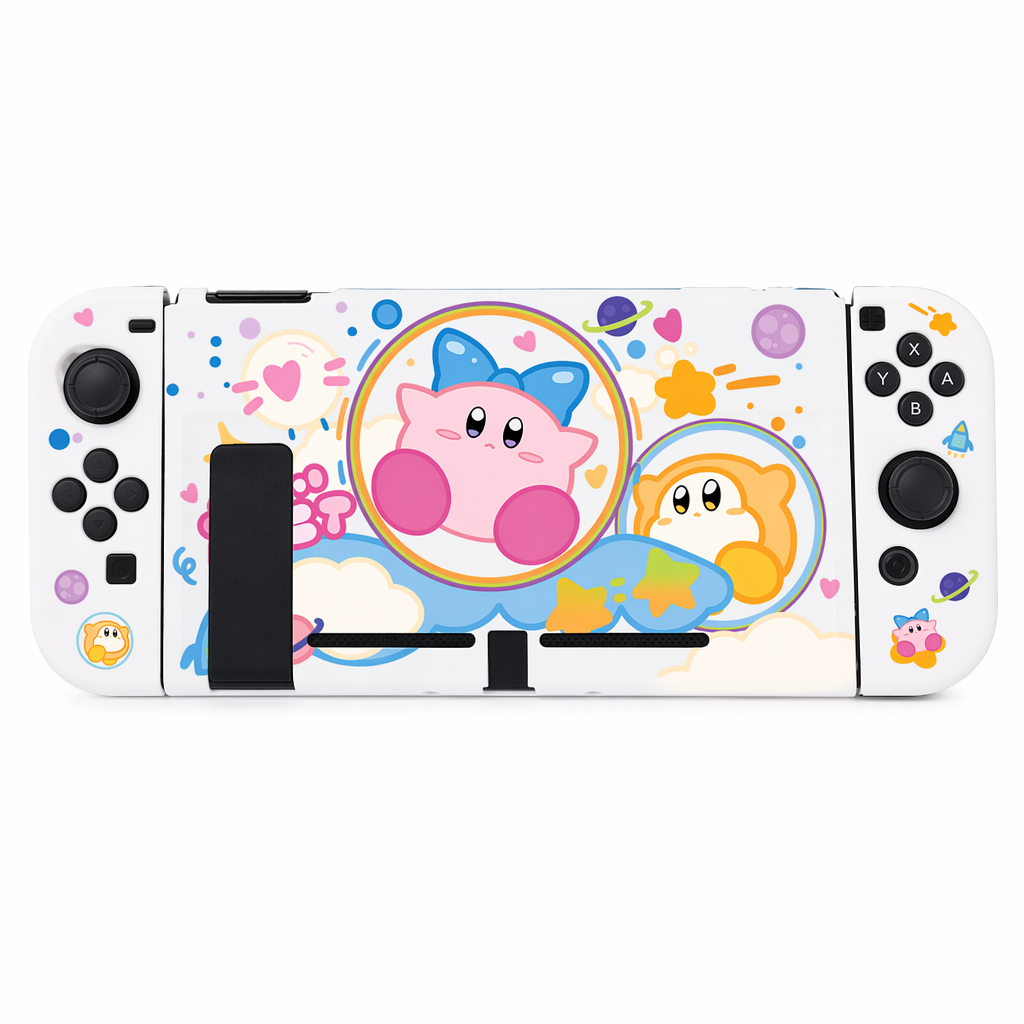 Cute Kirby Switch OLED Shell Case Default