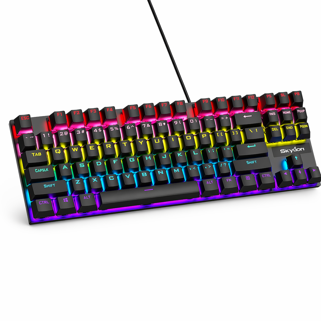 ChromaShine USB Wired Gaming Keyboard Black