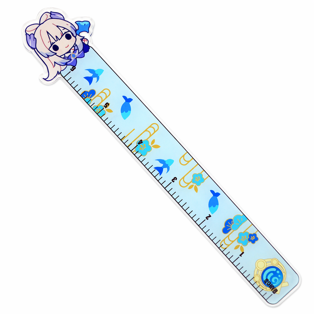 Genshin Impact Acrylic Rulers with Character Designs Kokomi