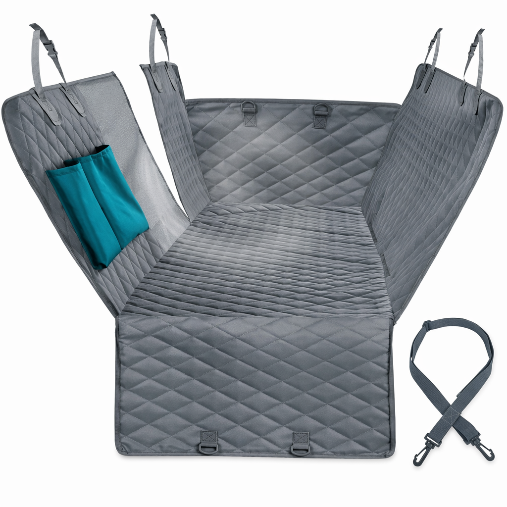 Water-Resistant Coverings for Car Seats that Protect Your Pets Gray