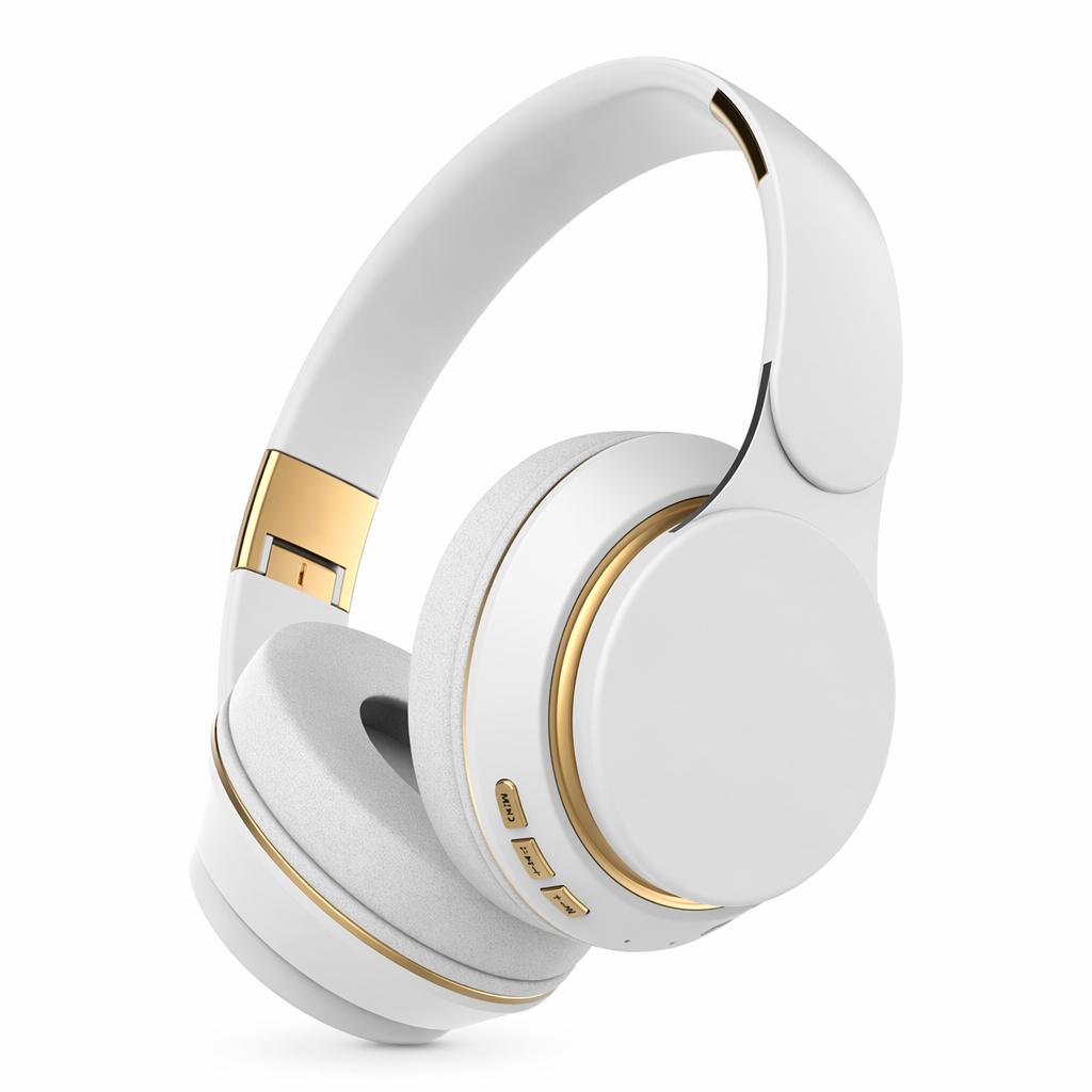 Wireless Gaming Headset with TF card slot - Dragon Edition White
