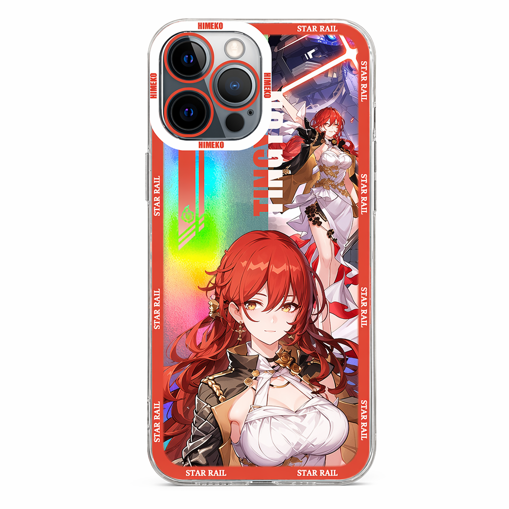 Holographic Honkai Star Rail iPhone Cases Himeko