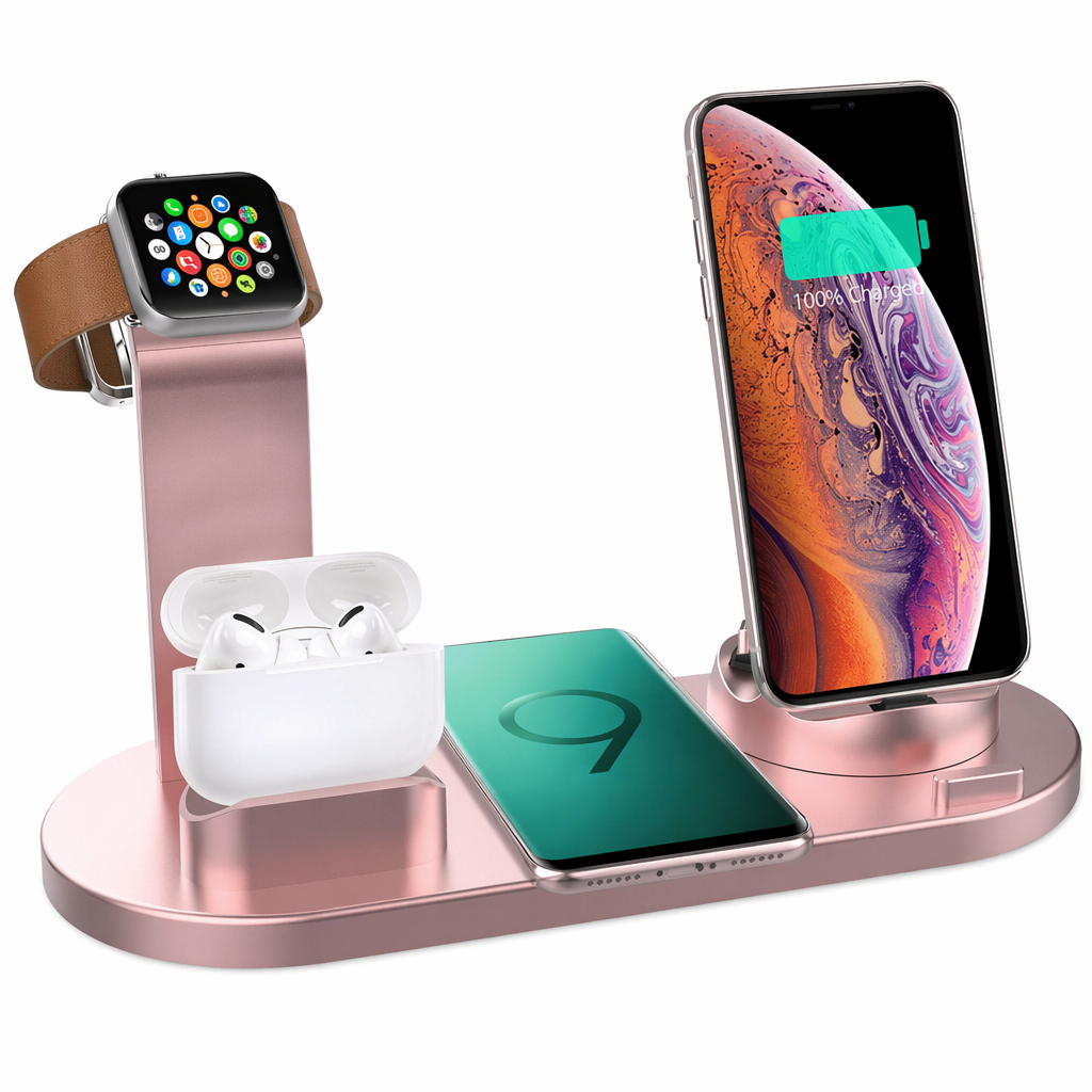 Mighty Serpent 100w Wireless Charger Pink