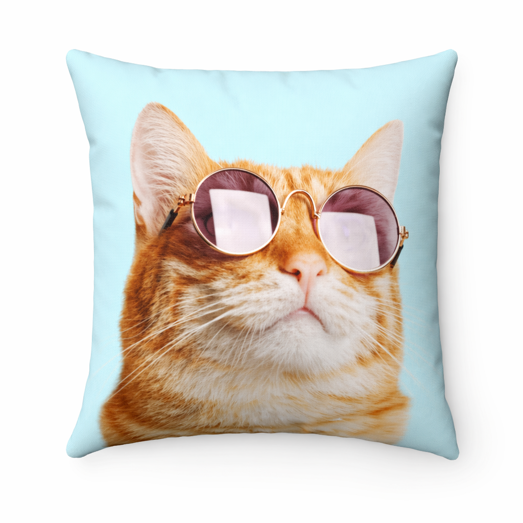 The Feline Supremacy Square Pillow - Available in 4 Sizes Default