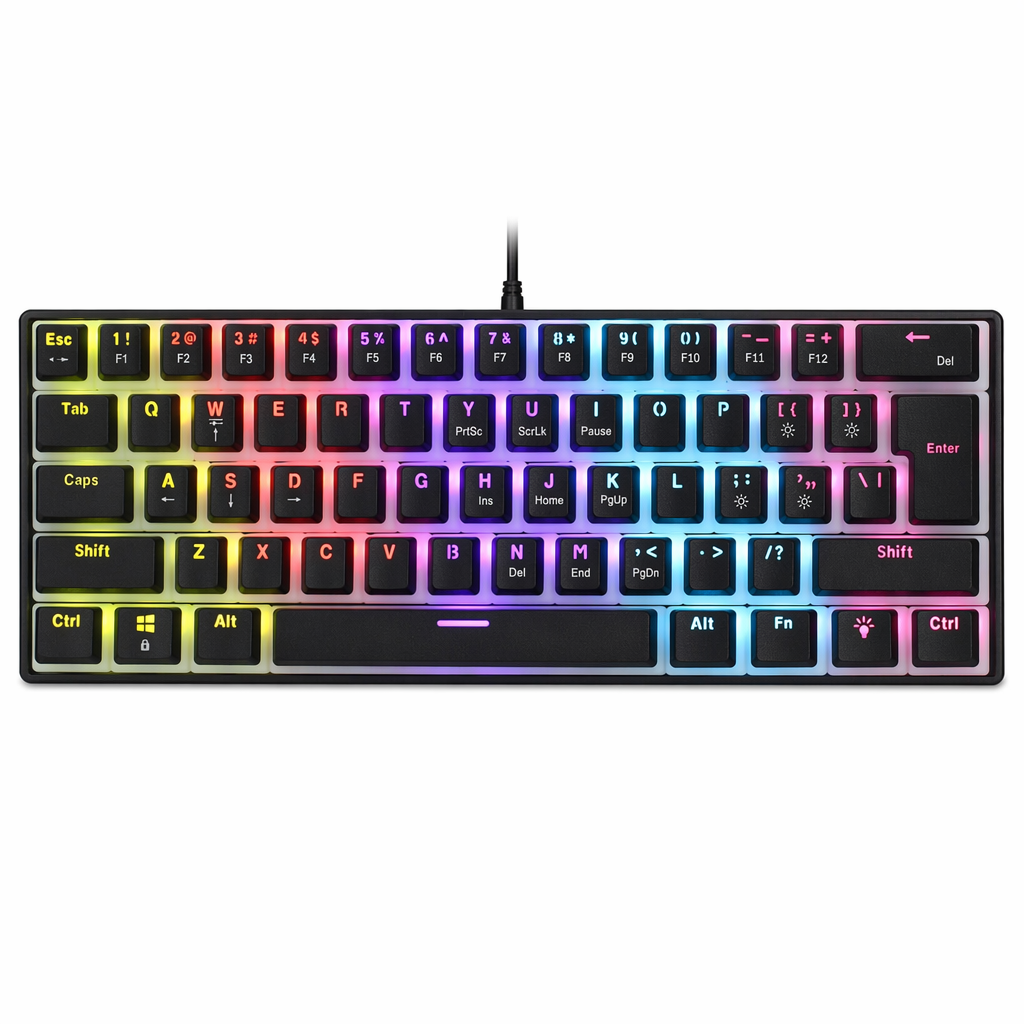 Thai RGB Pudding Keycaps Mechanical Keyboard Default