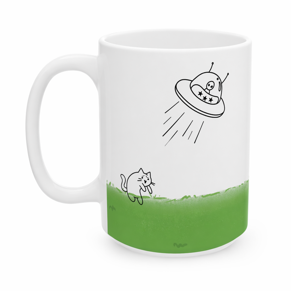 Cat Mug Taken by UFO Default