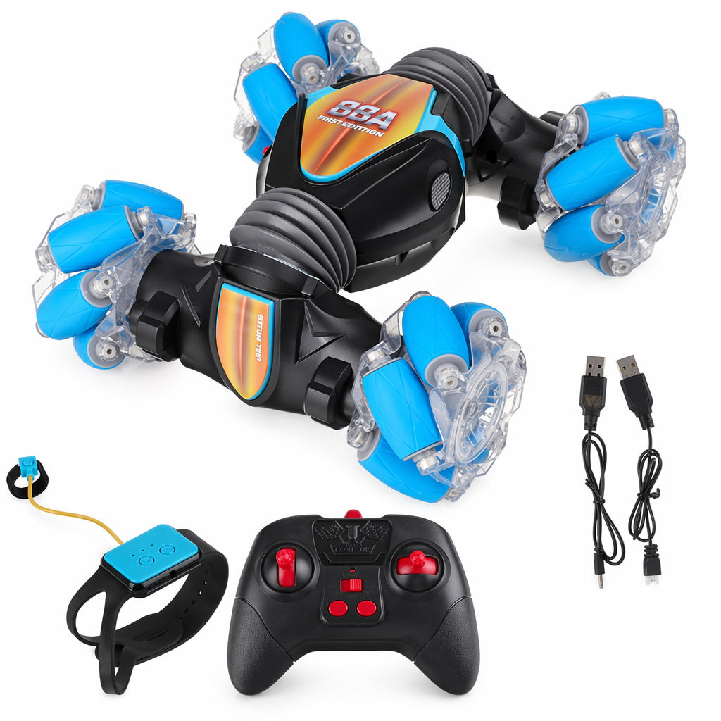 RC Stunt 4x4 Remote Control Car BLUE