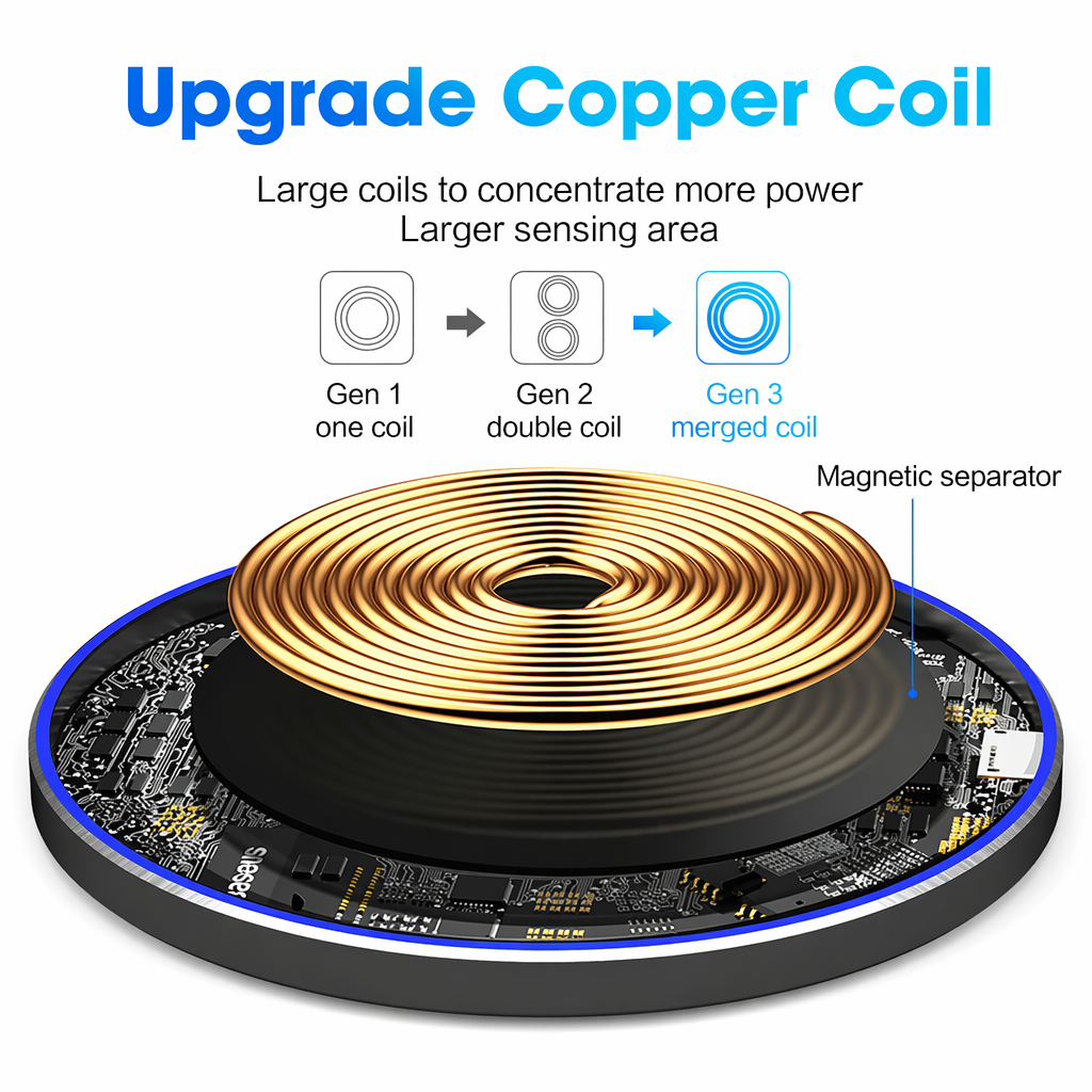 30W Dragon W9 Wireless Charger Default