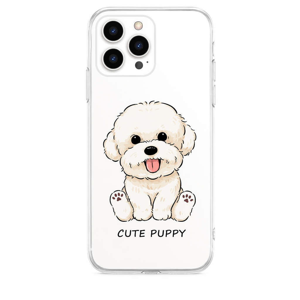 Cute Puppy TPU Phone Case C