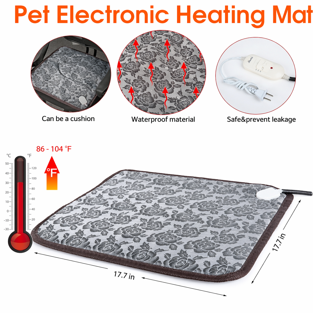 Adjustable Temperature Waterproof Bed Pad with Thermal Heating for Pets Default