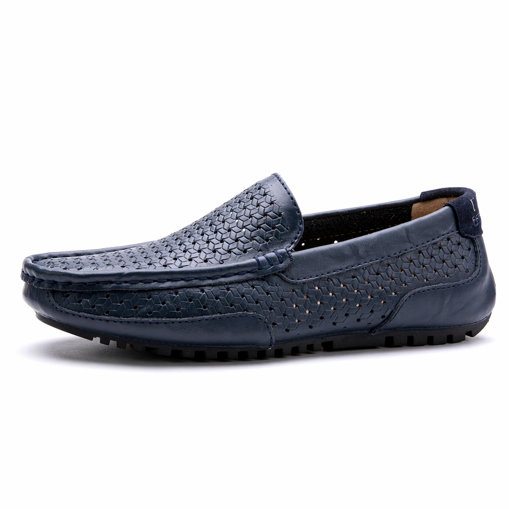 Breathable Loafer Shoes for Men Blue