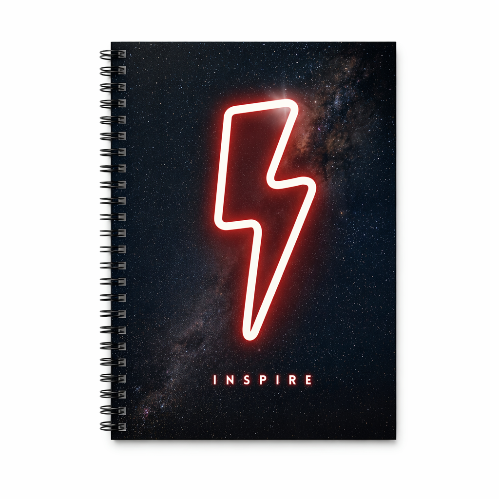 Flash Spiral Notebook - Ignite Creativity with the Spiraling Inspiration Default