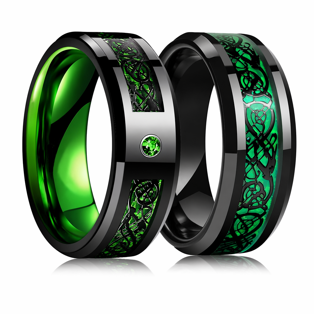 Black Zirconium Ring for Men Default