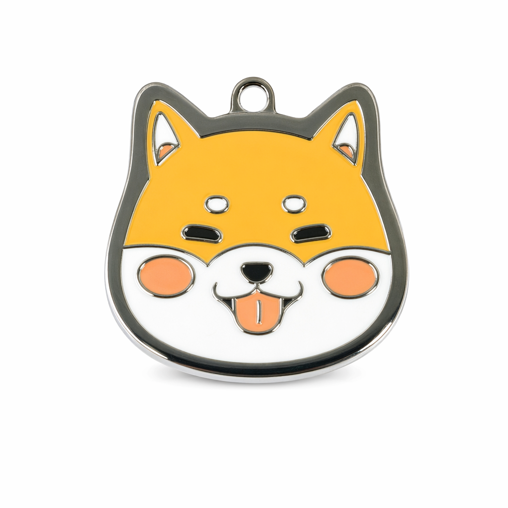 Shiba Dog ID Tags with Engraving Default