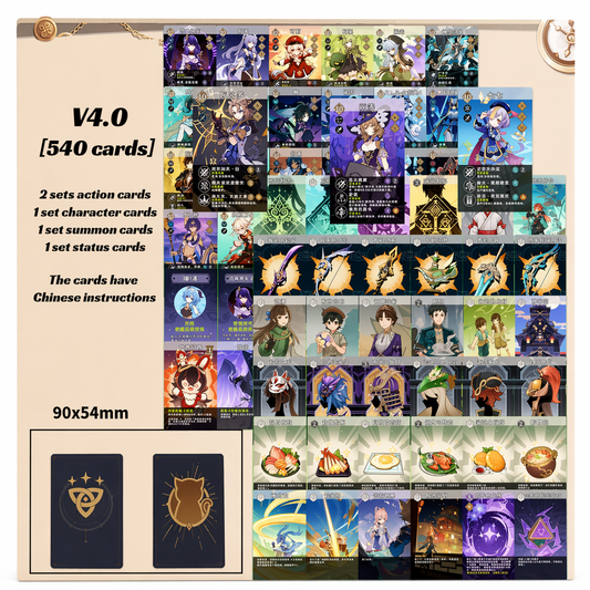 Genshin Impact TCG Cards and Dice Default