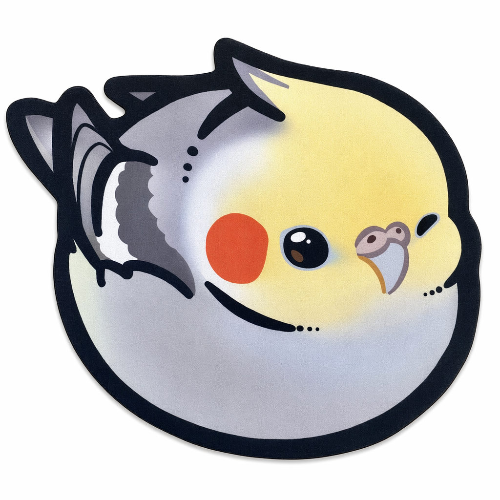 Chibi Bird Mouse Pads: Avian Charm E