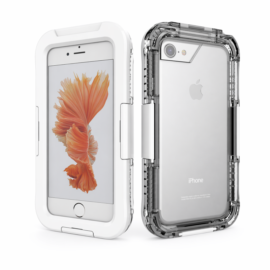 Water-Resistant Durable Protective Cover for iPhone 7, 7 Plus, 8, 8 Plus White