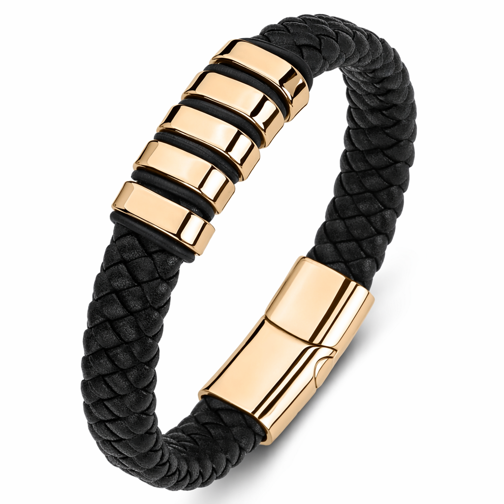 Braided Charm Bracelet Made from Vegan Leather 30