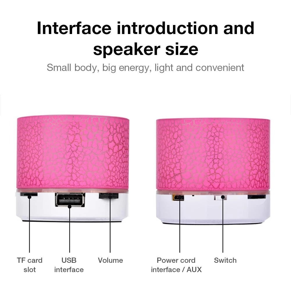 LED Mini Bluetooth Speaker - Portal Edition