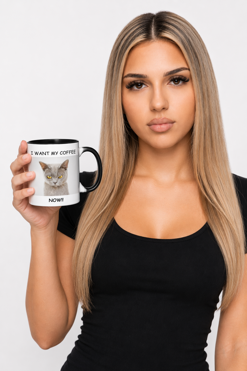 Color Changing Mug for Coffee-Loving Cat with Heat Sensitivity Default