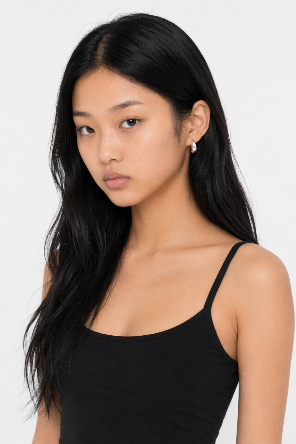 Love Circle Earrings Silver