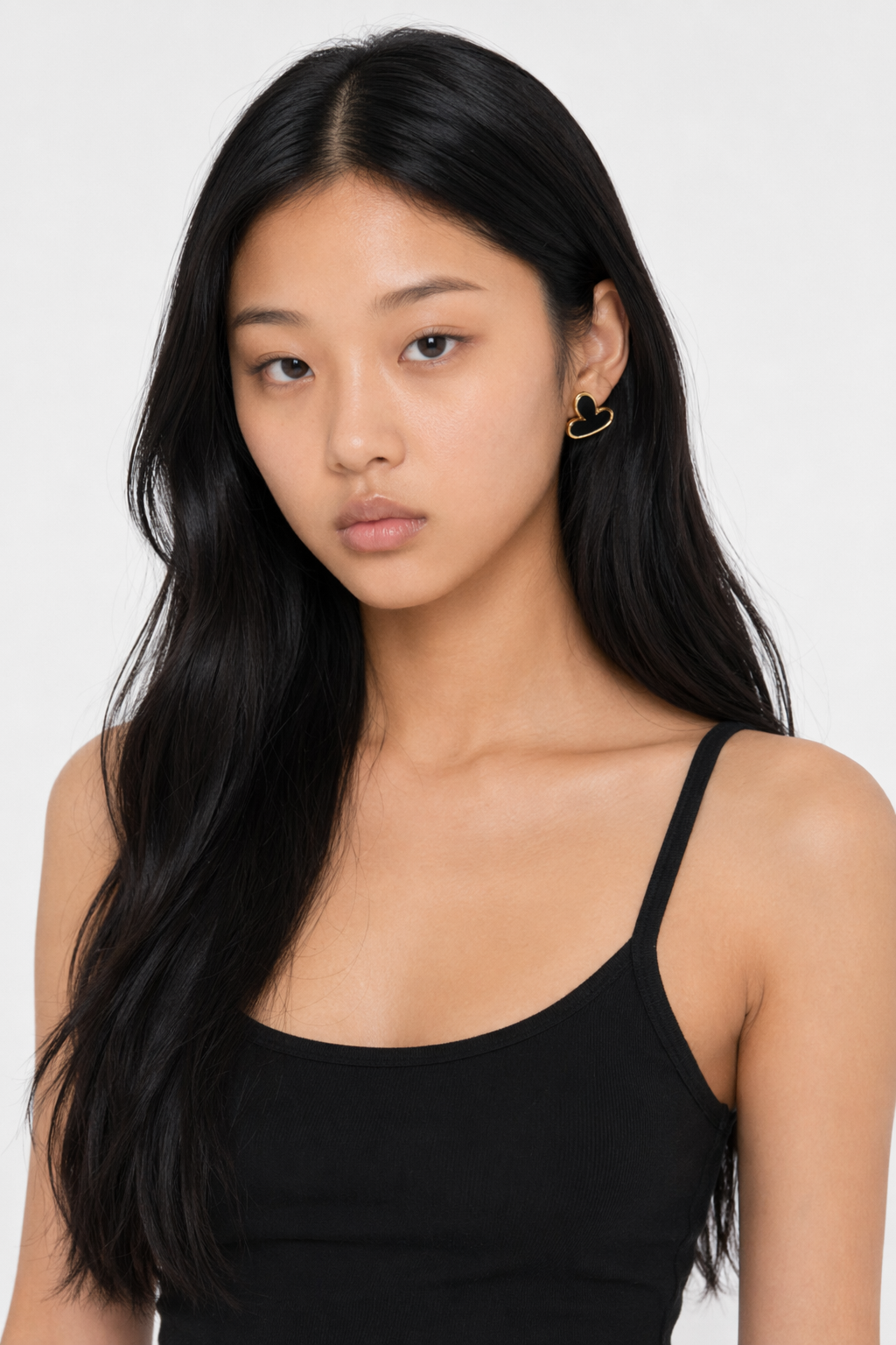 Korean Fashion Heart-Shaped Hoop Earrings 8