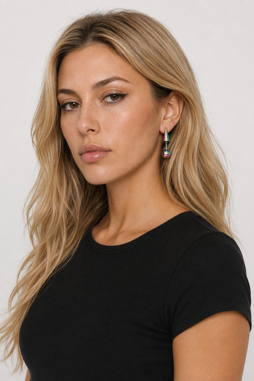 Spike Screw Earrings for All Genders Color 4