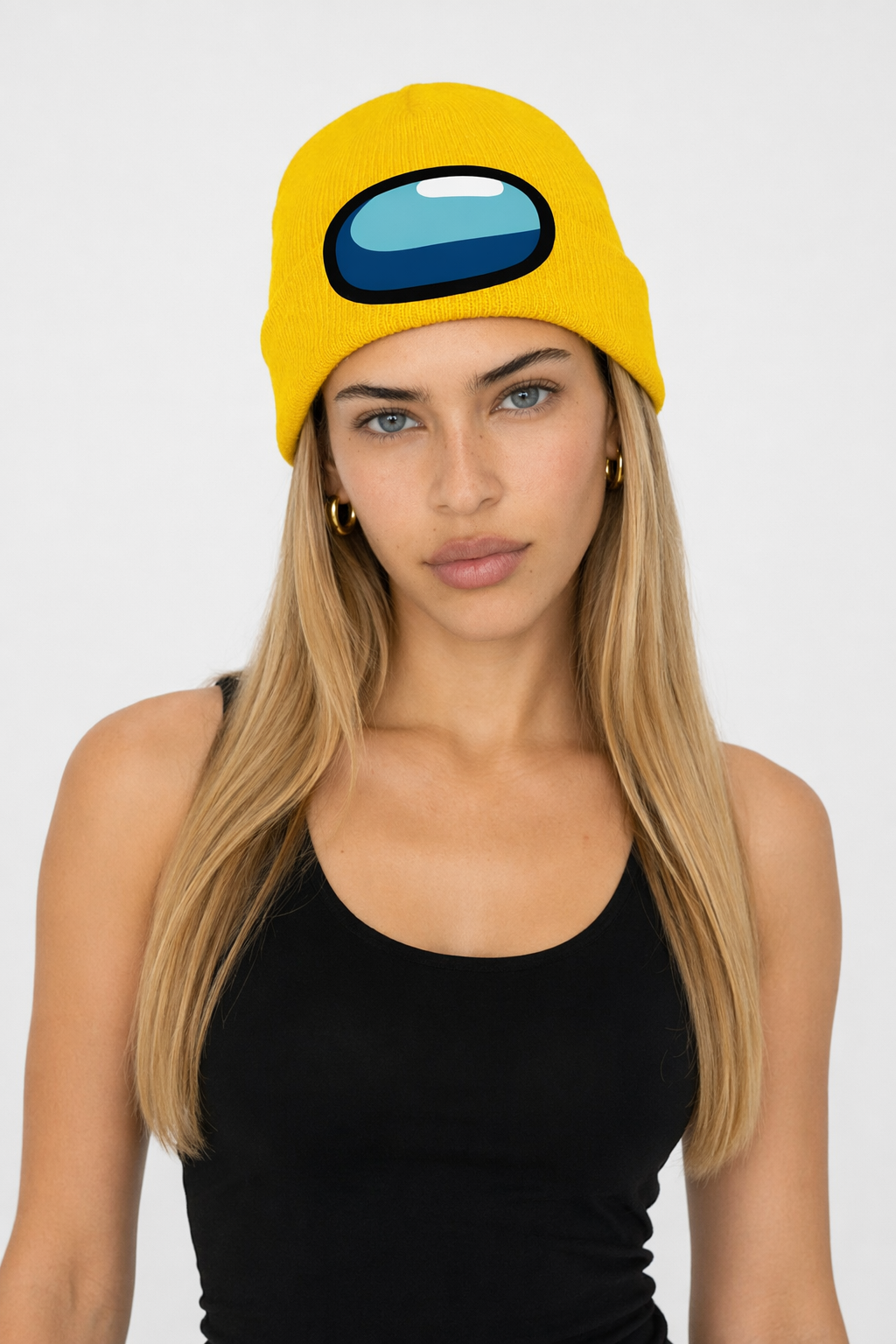 Elastic Knitted Headband in 9 Colors Yellow
