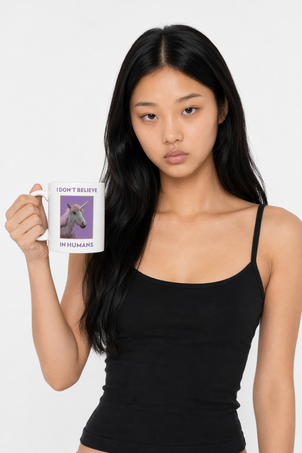 Skeptic Mug: Humans Are Not Real Default