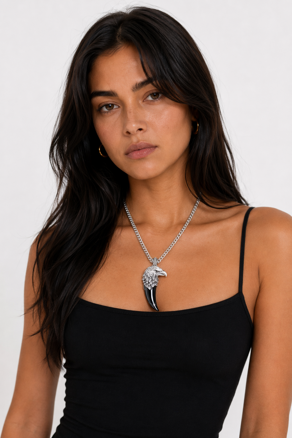 Necklace with Eagle Claw and Head Design Default