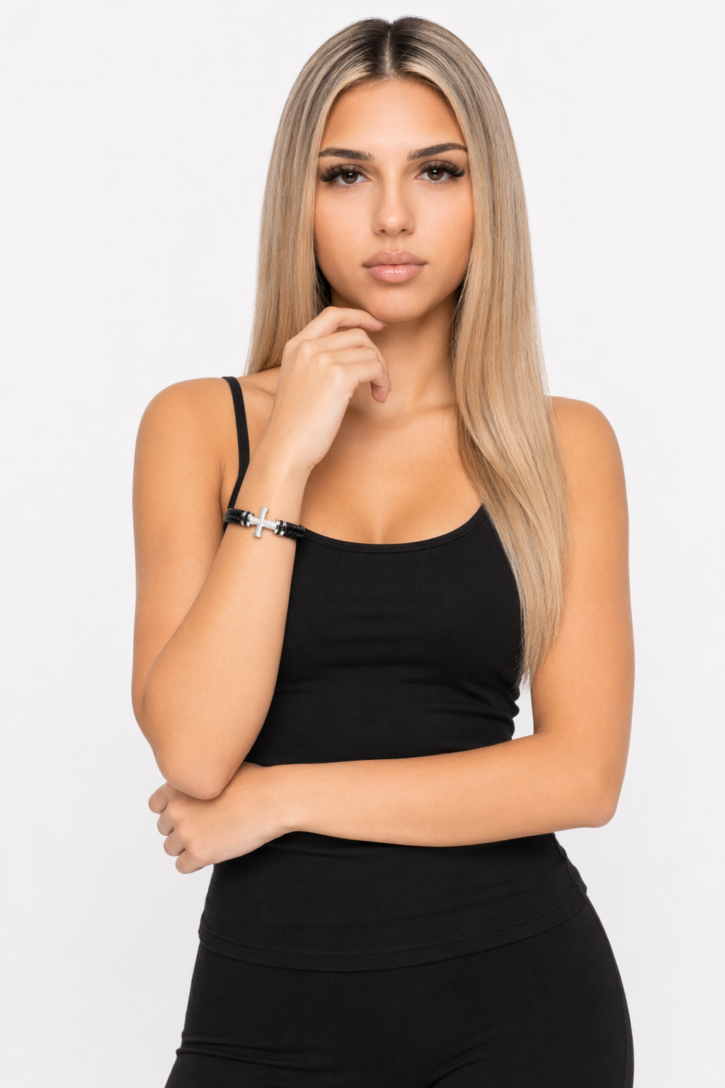 Braided Charm Bracelet Made from Vegan Leather 28