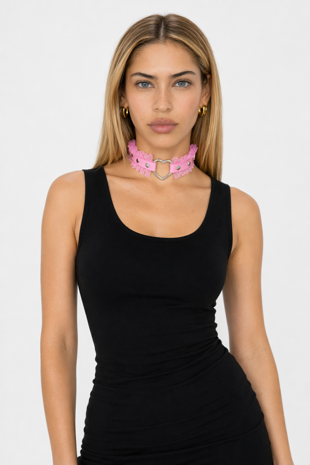 Heart-Stopping Harajuku PU Leather Choker Default