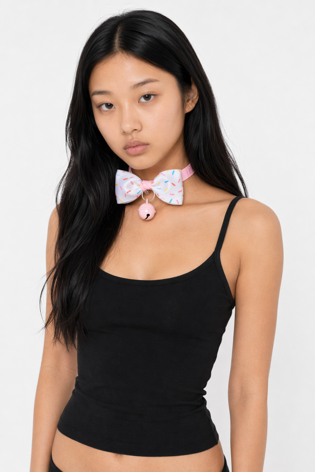 Halloween Bow Tie Collar Set for Pets Pink
