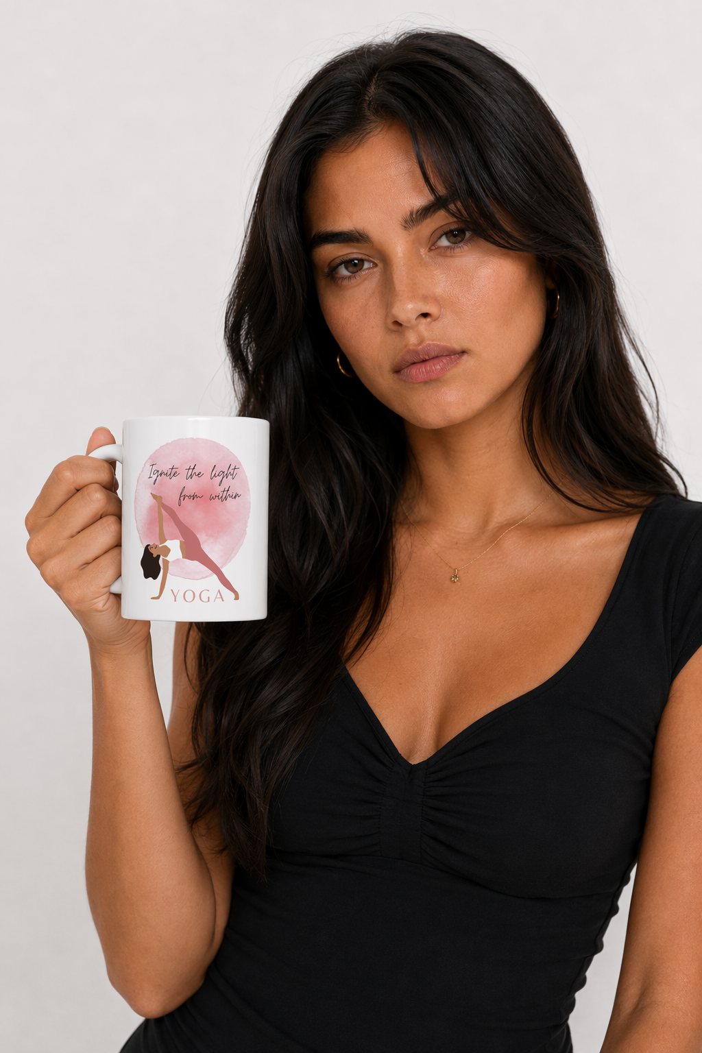 Light Up Your Yoga Journey Mug Default