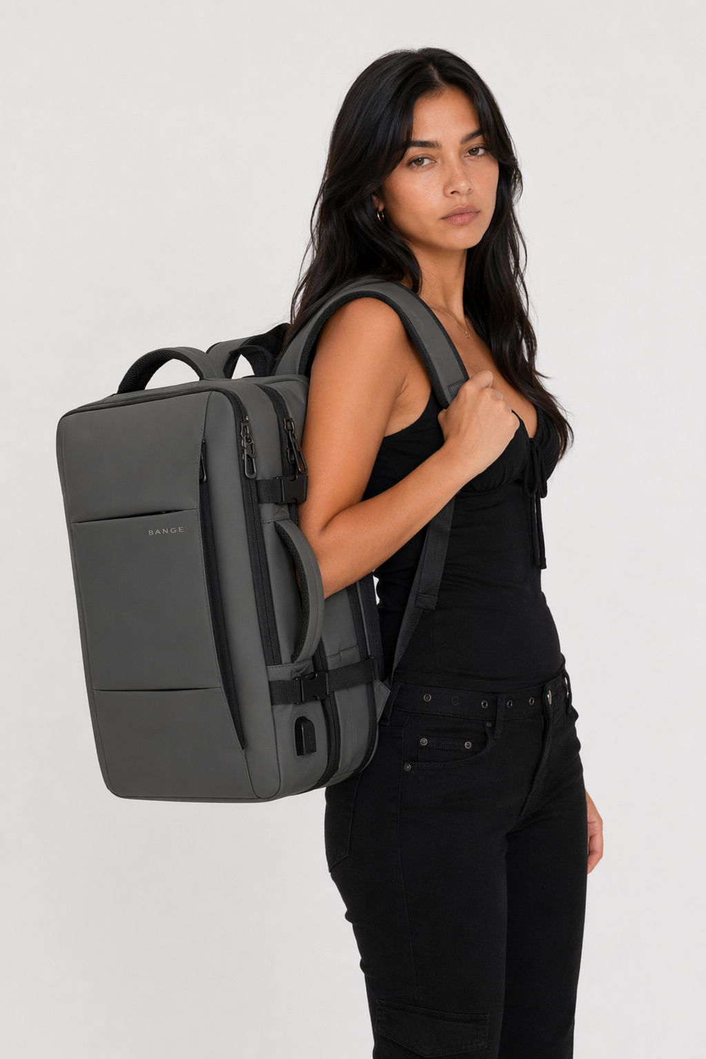 Large 45L Waterproof Backpack with Exceptional Quality Gray