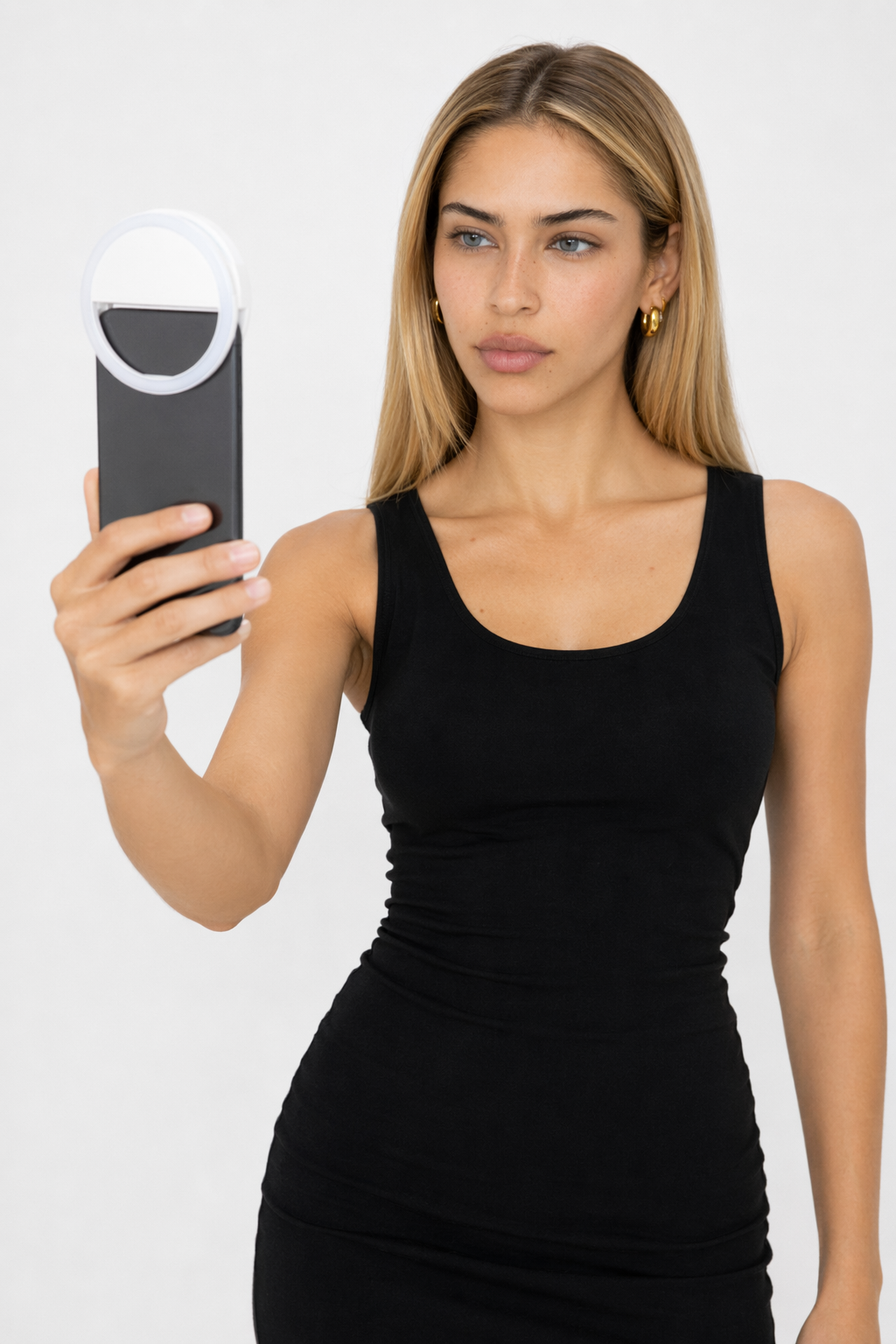 Clip On Selfie Ring for Portable Mobile Phone Default
