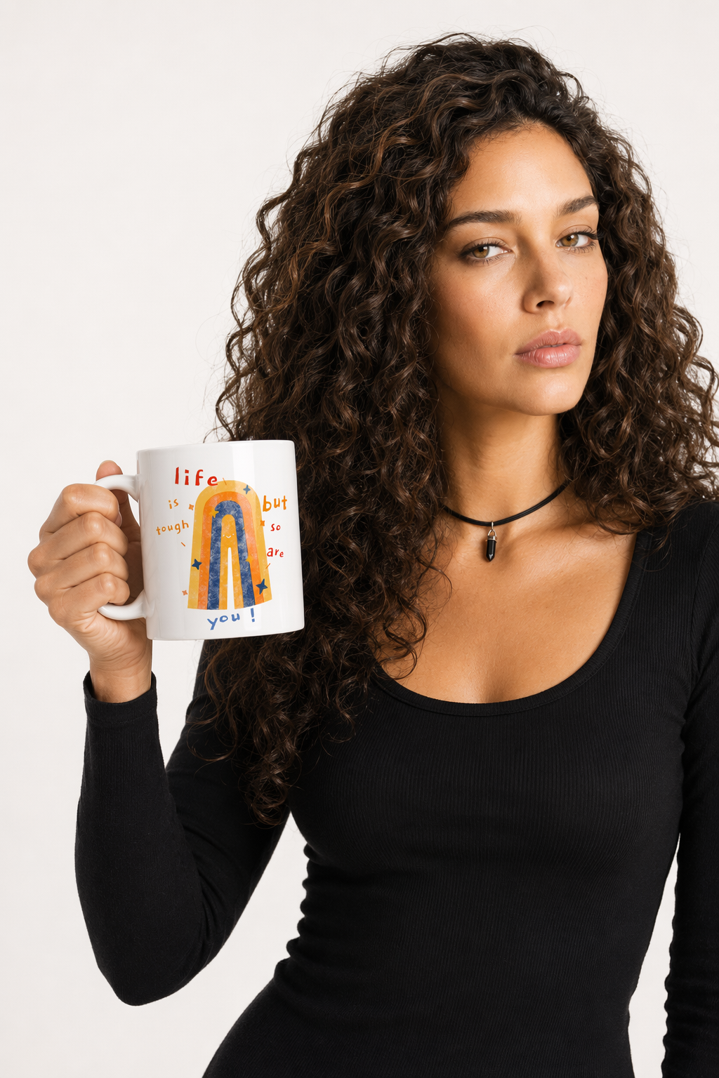 Tough as Life, Strong as You Coffee Tea Mug Default