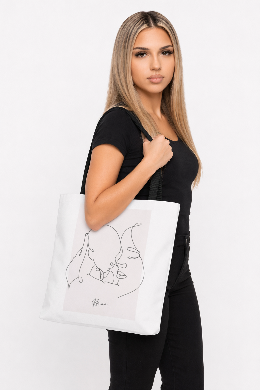 Medium Shopper Tote Bag for Mom and I Default